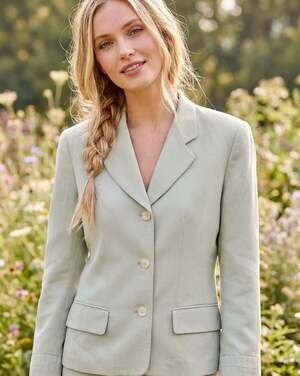 Angelo Litrico Vintage 100% Wool Blazer Light Sage Green Petite 12 - EK